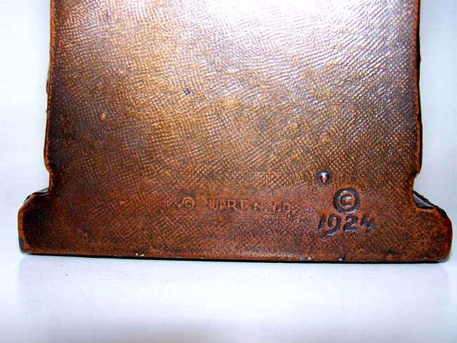 A Beautiful pair of Antique Bookends circa 1924 depicting Lincoln sitting in the chair. — image 3